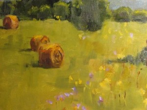 Gail Franke painting, painting, landscape, rural landscape, Green Lake, Arts of Daycholah
